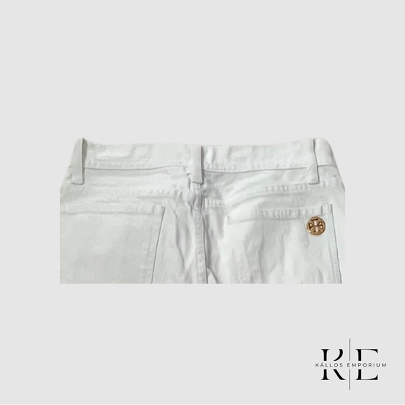 Tory Burch White Flare Jeans - Picture 4 of 4